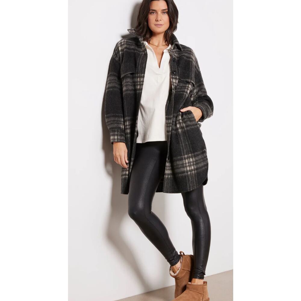 Faherty Cornwall Plaid Flannel Jacket Wool Blend NWT Size M Retail $218